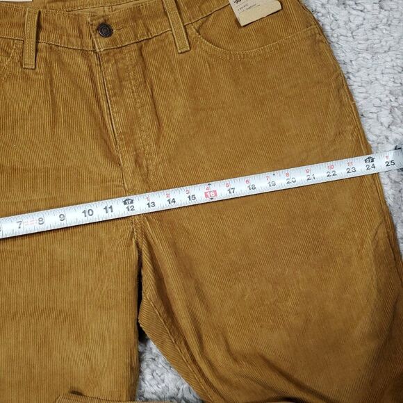 Levi's 94 Baggy Corduroy Brown Straight Leg Loose Pants Y2K 90s Size 33 x 31 - Picture 11 of 12